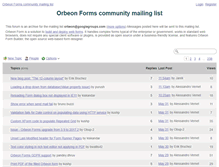 Tablet Screenshot of discuss.orbeon.com